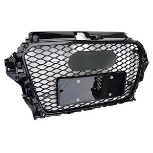 Parrilla delantera negra brillante para coche 2013-2016 <span class=keywords><strong>A3</strong></span> S3, rejilla de parachoques delantero de malla de nido de abeja estilo RS3 para <span class=keywords><strong>Audi</strong></span> <span class=keywords><strong>A3</strong></span> S3 8V 2013 2014 2015 2016 - Product Image 4