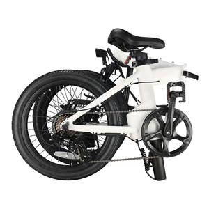 Bicicleta Eléctrica de 20 Pulgadas, Aleación de Aluminio, Batería de Litio de 350W, Motor sin Escobillas, Ligera, Plegable, Urbana, para Desplazamientos, con 7 Velocidades <span class=keywords><strong>Shimano</strong></span> - Product Image 6