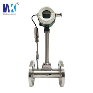 デジタルリモートフランジ渦流量計インテリジェント蒸気圧縮空気ガスカウント表示流量計4-20ma 12-24VDC流量計 - Product Image 2