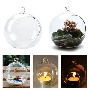 En forme de sphère <span class=keywords><strong>boule</strong></span> de <span class=keywords><strong>verre</strong></span> <span class=keywords><strong>suspendu</strong></span> terrarium en <span class=keywords><strong>verre</strong></span> vase - Product Image 2