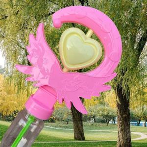 Soffiatore a bolle per bambini da 48cm con stelle e bolle di luna con bolle di sapone elettrico in plastica - Product Image 2