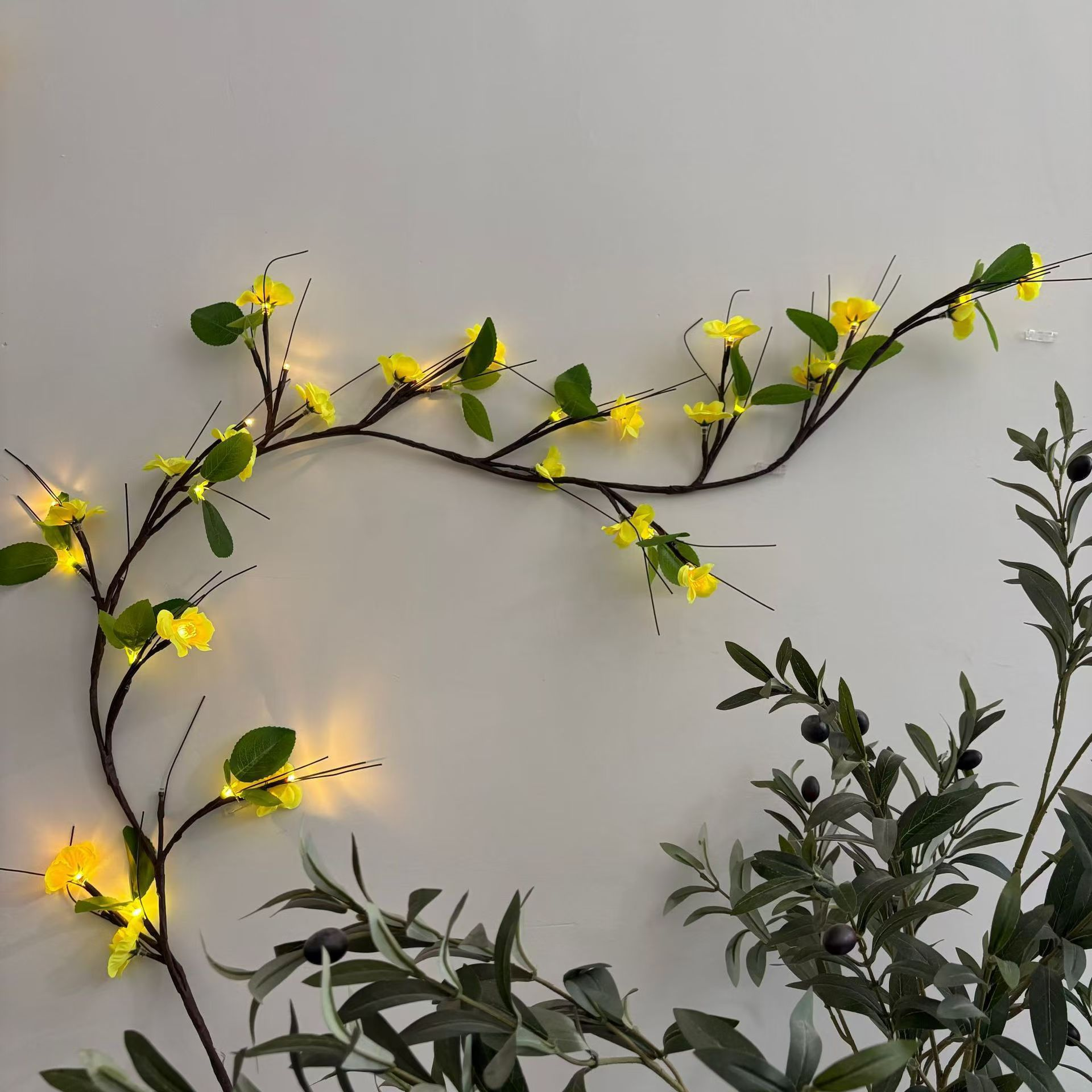 Vert à fleurs jaunes