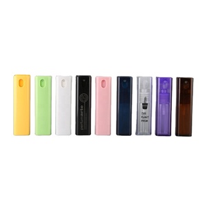 Bouteille de parfum rechargeable 10ml 20ml 25ml 45ml, flacon avec pochette, carré en verre, <span class=keywords><strong>portable</strong></span>, nouveau - Product Image 1