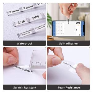 สติกเกอร์ความร้อนแบบใสทรงกลมคุณภาพสูงสำหรับงานอุตสาหกรรม สำหรับเครื่องพิมพ์ - Product Image 6