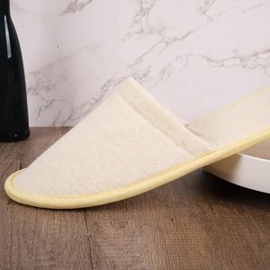 Zapatillas modernas de lona de alta calidad y bajo coste para hotel, baratas pero elegantes al por mayor - Product Image 5