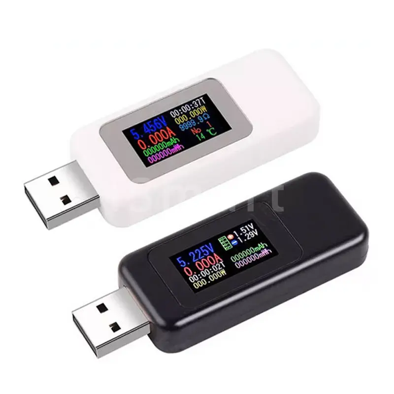 I-SMART MX18 USB tester DC dijital voltmetre gerilim akımı volt metre ampermetre dedektörü güç bankası şarj göstergesi