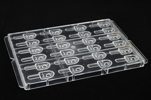 Chứng nhận 3D Polycarbonate PC sô cô la thanh khuôn bánh công cụ cho crafting Decadent Sôcôla - Product Image 3