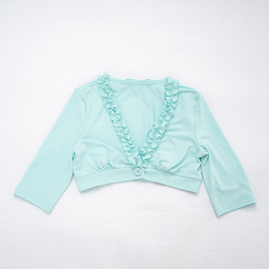 Viviblook C26TP273 T-shirt pour femme, nouveau modèle, col en V, boutonné, couleur unie, coupe ajustée, décontracté, crop top pour femme - Product Image 6