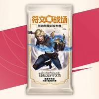Kotak Booster Kartu Perdagangan Original Riftbound Spiritforged Chinese League of Legend Runterra Vol2 Tcg untuk Permainan Kartu Papan.