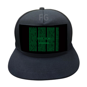 Neuheit LED-Licht-Aktivierter Equalizer-Sound Verschiedene Logo-Kappen mit EL-Panel für Sport, Freizeit und Outdoor-Nutzung - Product Image 6