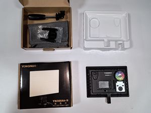 Luz LED RGB para Cámara YN300AIR <span class=keywords><strong>II</strong></span>, Iluminación RGB a Todo Color para Fotografía, Luz de Relleno Suave para Grabación en Vivo - Product Image 1