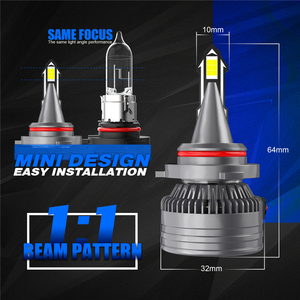 ไฟหน้ารถยนต์ LED รุ่น 9005 ประสิทธิภาพสูง ติดตั้งง่าย เพิ่มการมองเห็นในเวลากลางคืน ไฟหน้า LED 12v - Product Image 3