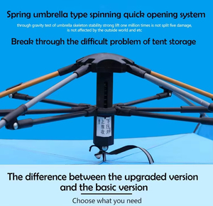 Carpa Automática Portátil para Acampar al Aire Libre, Fácil de Instalar, Impermeable, para 2 a 3 Personas, Venta al Por Mayor - Product Image 4