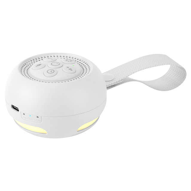 White Noise Sound Machine Portable Sleep Machine for Baby Adult with 15 Soothing Sounds for Sleeping Nursery Home Office Travel