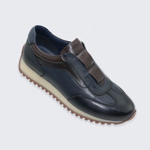 LANCI Marque privée <span class=keywords><strong>de</strong></span> fabricants <span class=keywords><strong>de</strong></span> <span class=keywords><strong>chaussures</strong></span> en cuir Baskets Silp on Logo personnalisé <span class=keywords><strong>Chaussures</strong></span> <span class=keywords><strong>de</strong></span> luxe en cuir véritable <span class=keywords><strong>pour</strong></span> hommes - Product Image 2