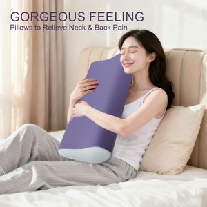 Almohada Cervical para Alivio del Dolor - Espuma Viscoelástica Ortopédica Ergonómica para Soporte del Cuello y Comodidad al Dormir - Product Image 6