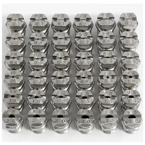 CS High Pressure Stainless Steel 1/4 Npt Industrial Vee Jet Water Spray Nozzle Flat Fan Spray Nozzle