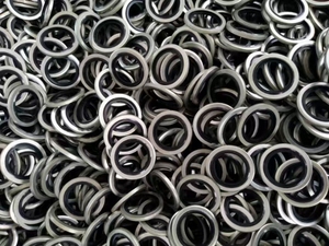 Nhà máy cổ phiếu cao su FKM NBR EPDM dowty con dấu giới hạn máy giặt kit kim loại vòng ngoại quan máy giặt con dấu - Product Image 4