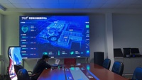 Panneau d'affichage vidéo LED GOB à pas fixe P1.2-P2.5, couleur pleine, intérieur, affichage HDR 8K avec CMS intégré