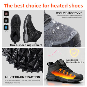 Chaussures chauffantes <span class=keywords><strong>de</strong></span> style moderne, bottes <span class=keywords><strong>de</strong></span> neige électriques durables, bottes <span class=keywords><strong>de</strong></span> <span class=keywords><strong>ski</strong></span> chauffantes réglables <span class=keywords><strong>de</strong></span> haute qualité pour les voyages en plein air en hiver, le vélo - Product Image 2