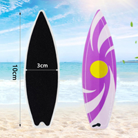 Planche de surf miniature pour les doigts en plastique à logo personnalisé, très vendue, pour le vent