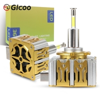 Ampoules de phares de voiture LED 360 D1S D3S Canbus, kit LED HID D2S D4S D8S, lampes automobiles D1R D2R D3R, LED Turbo 110W super lumineuses 6500K