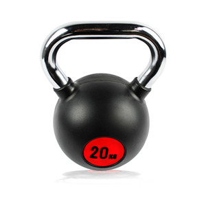 厂家批发健身房健身壶铃带橡胶涂层定制标志颜色自由重量 - Product Image 1