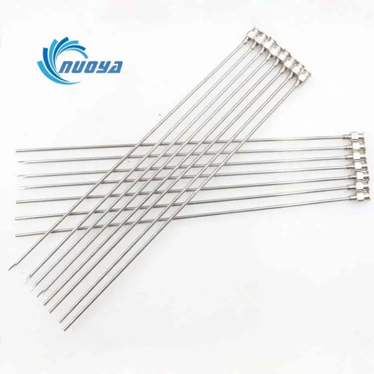 20g/60/80/100/120/150/200/250/300/500mm.Extra long Stainless Luer Lock needle with sharp or blunt tip