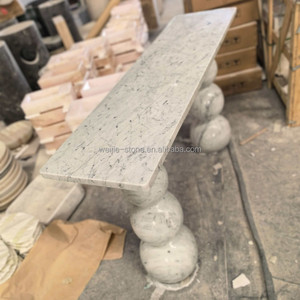 <span class=keywords><strong>Table</strong></span> <span class=keywords><strong>console</strong></span> d'entrée de <span class=keywords><strong>bureau</strong></span> en marbre blanc de Carrare, mobilier de luxe moderne pour la décoration de la maison, prix d'usine - Product Image 1
