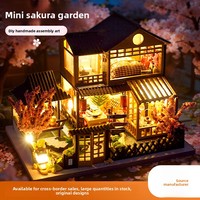 Nuevo Kit de Casa de Madera para Armar, Modelo de Villa Europea, Mini Casa Hecha a Mano, Regalo Perfecto para Cumpleaños o Cualquier Ocasión