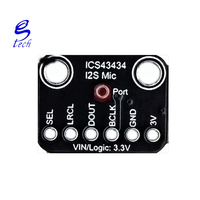 Module de microphone MEMS ICS-43434 I2S de marque originale avec filtre passe-bas, taille 16,8 mm * 13 mm