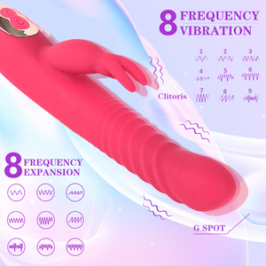 Vibrador LiboRabbit - Carga USB, 8 Modos de Vibración, 7 Modos de Estiramiento, Masajeador Femenino para Estimulación del Clítoris - Product Image 3