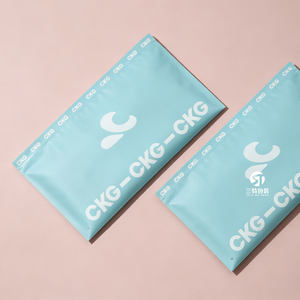 Custom CPE Zipper Clothing Bags | Frosted Recyclable Packaging for Underwear Shirts Apparel - Product Image 4