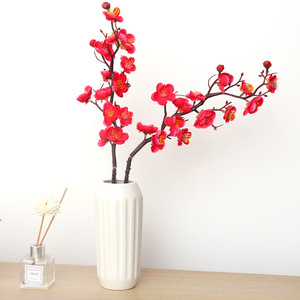 Flores Artificiales de Ciruelo de Alta Simulación para Decoración del Año Nuevo Chino, Arreglos para Mesa de Sala de Estar - Product Image 2