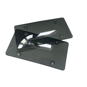 Paquete <span class=keywords><strong>de</strong></span> 2 cubiertas protectoras negras para matrícula <span class=keywords><strong>de</strong></span> coche - Product Image 2