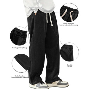 <span class=keywords><strong>Pantaloni</strong></span> Casual da Uomo <span class=keywords><strong>in</strong></span> Corduroy Nuovi per Primavera e Autunno, Stile High Street, Marca di Moda, Gamba Dritta Retrò, di Tendenza - Product Image 2