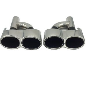 Embouts de silencieux en acier inoxydable pour <span class=keywords><strong>Mercedes</strong></span>-Benz <span class=keywords><strong>Classe</strong></span> S W221 S320 S500 S600 S65 <span class=keywords><strong>AMG</strong></span> Système d'échappement Tuyaux d'échappement de voiture - Product Image 4
