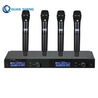 Système de microphone sans fil professionnel SLXD4Q+ avec microphone à condensateur portable Ksm11 Beta87 pour banquets et réunions