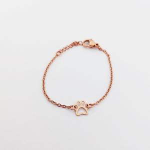 Bébé <span class=keywords><strong>Bracelet</strong></span> Bijoux Pet Paw Bracelets Bijoux Ou 18k Acero Quirurgico Joyas Designer Charms pour Charm Bracelets Bijoux <span class=keywords><strong>Bebe</strong></span> - Product Image 5