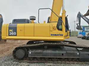 Excavatrice hydraulique Komatsu Pc360-7/8 d'occasion prête à être expédiée, 36 tonnes, 360° °   Excavatrice sur chenilles robuste à rotation avec moteur - Product Image 2