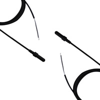 Sensor Suhu NTC Hitam Tipe Probe, Kabel Penginderaan Suhu, Plug-in FX-WD00X, Digunakan untuk Pengontrol Suhu
