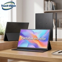 Moniteur de jeu portable 16 pouces 2K 165Hz QHD IPS Type C HD FreeSync avec boîtier métallique pour ordinateur portable, PC, téléphone, Switch, PS5, Xbox