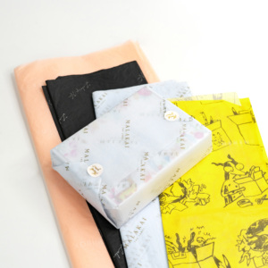 Eco-Friendly Tissue <b>Paper</b> White Tissue <b>Paper</b> With Gold Logo Custom Printed Coated Single-Sided For Gift <b>Wrapping</b> <b>Paper</b> - Product Image 5