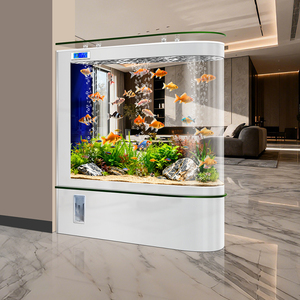 Acuario Vertical Moderno, Totalmente Automático, sin Agua, con Pantalla Grande Integrada, Función de Calefacción, Luz LED <span class=keywords><strong>para</strong></span> Sala de Estar 2026 - Product Image 4