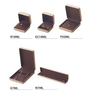 High Quality Organizer Velvet <b>Leather</b> <b>Jewelry</b> Travel case Oval - Product Image 6