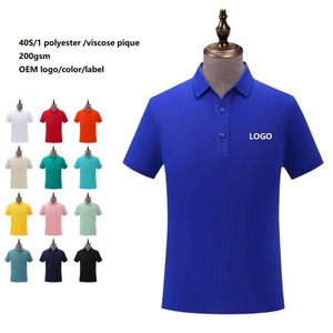 Camiseta Polo de Algodón Mercerizado de Alta Calidad OEM para <span class=keywords><strong>Hombre</strong></span>, 200 Gramos, Algodón Peinado, Logotipo Personalizado - Product Image 2