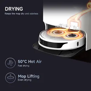 2023 Upgraded Smart Robot 4000Pa Vacuum Cleaner Household Dry And Wet Anti-drop Wireless Sweeping Robot