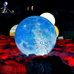 Escultura de Globo Terráqueo Interactivo a Gran Escala Personalizada, Instalación Artística de Planeta para Decoración de Espacios Públicos y Parques al Aire Libre - Product Image 3