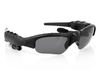 Sport stéréo Bluetooth sans fil casque pliable lunettes de soleil casque polarisé conduite lunettes de soleil/mp3 micro équitation yeux lunettes