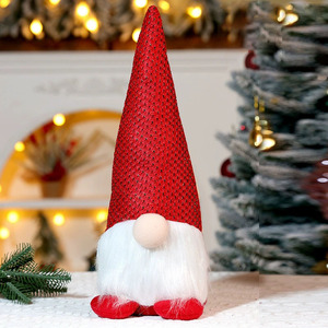 Decorazione natalizia decorazione senza volto vecchio uomo oggetto di visualizzazione della bambola di natale forniture per bambini figurina da tavolo all'ingrosso - Product Image 2